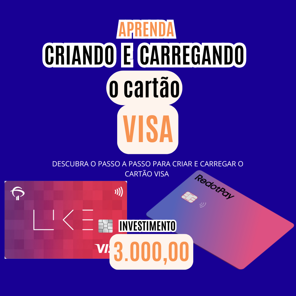 Criando e carregando o cartão VISA